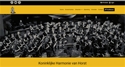 Desktop Screenshot of harmonievanhorst.nl
